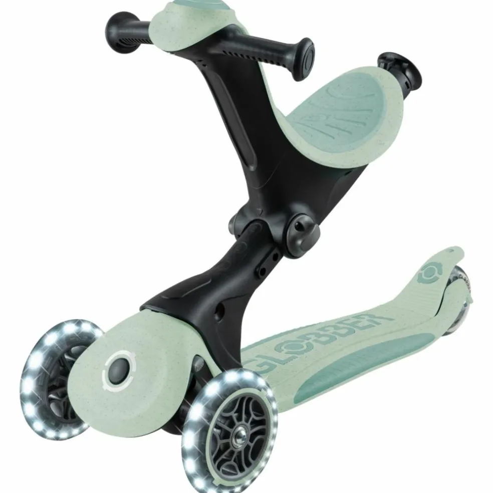 Trottinette Go up Deluxe Lights eco-logic 360° Pistache