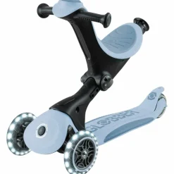 Trottinette Go up Deluxe Lights eco-logic 360° Bleu Cassis