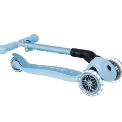 Trottinette Junior Foldable Ecologic Lights Bleu Cassis