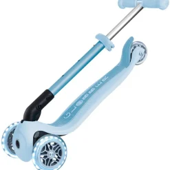 Trottinette Junior Foldable Ecologic Lights Bleu Cassis