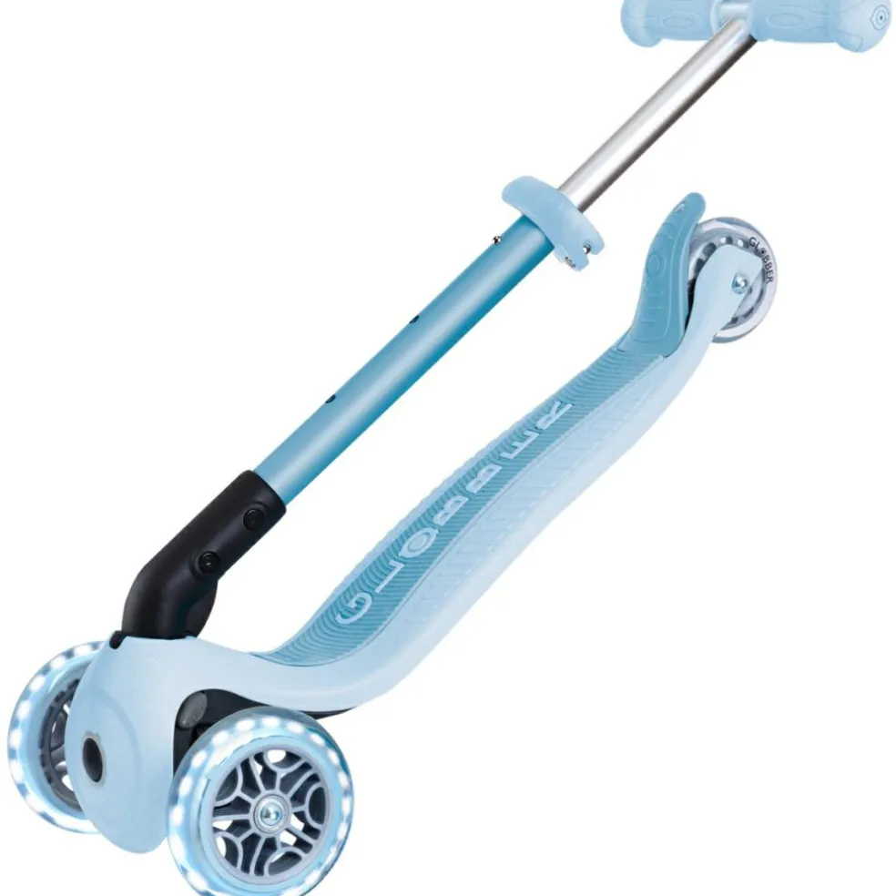 Trottinette Junior Foldable Ecologic Lights Bleu Cassis