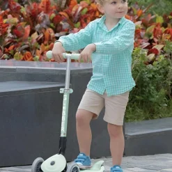 Trottinette Junior Foldable Ecologic Lights Pistache