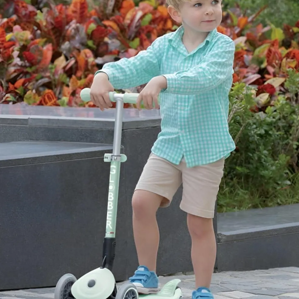 Trottinette Junior Foldable Ecologic Lights Pistache