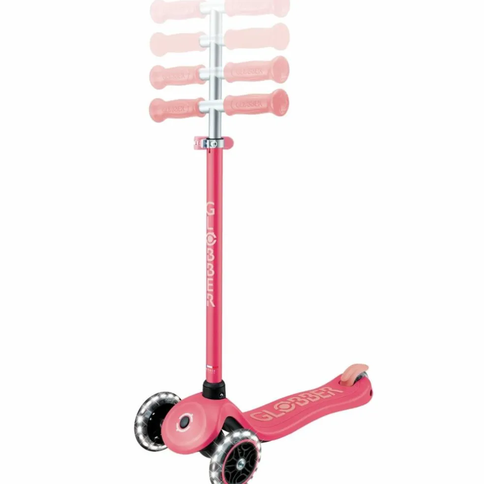 Trottinette Primo Plus phosphorescente Coral Pink
