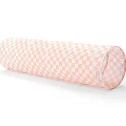 Tunnel de jeu Abricot à carreaux