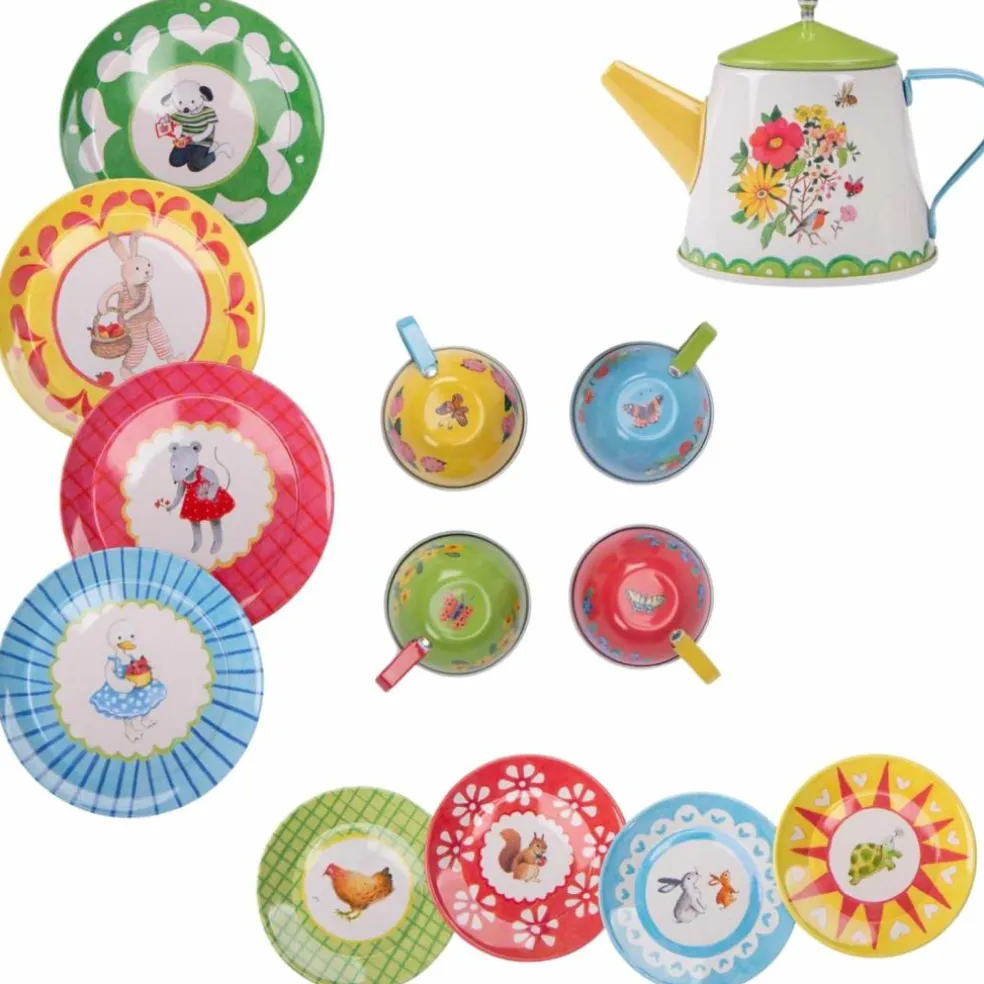 Valise dînette thé métal La Grande Famille