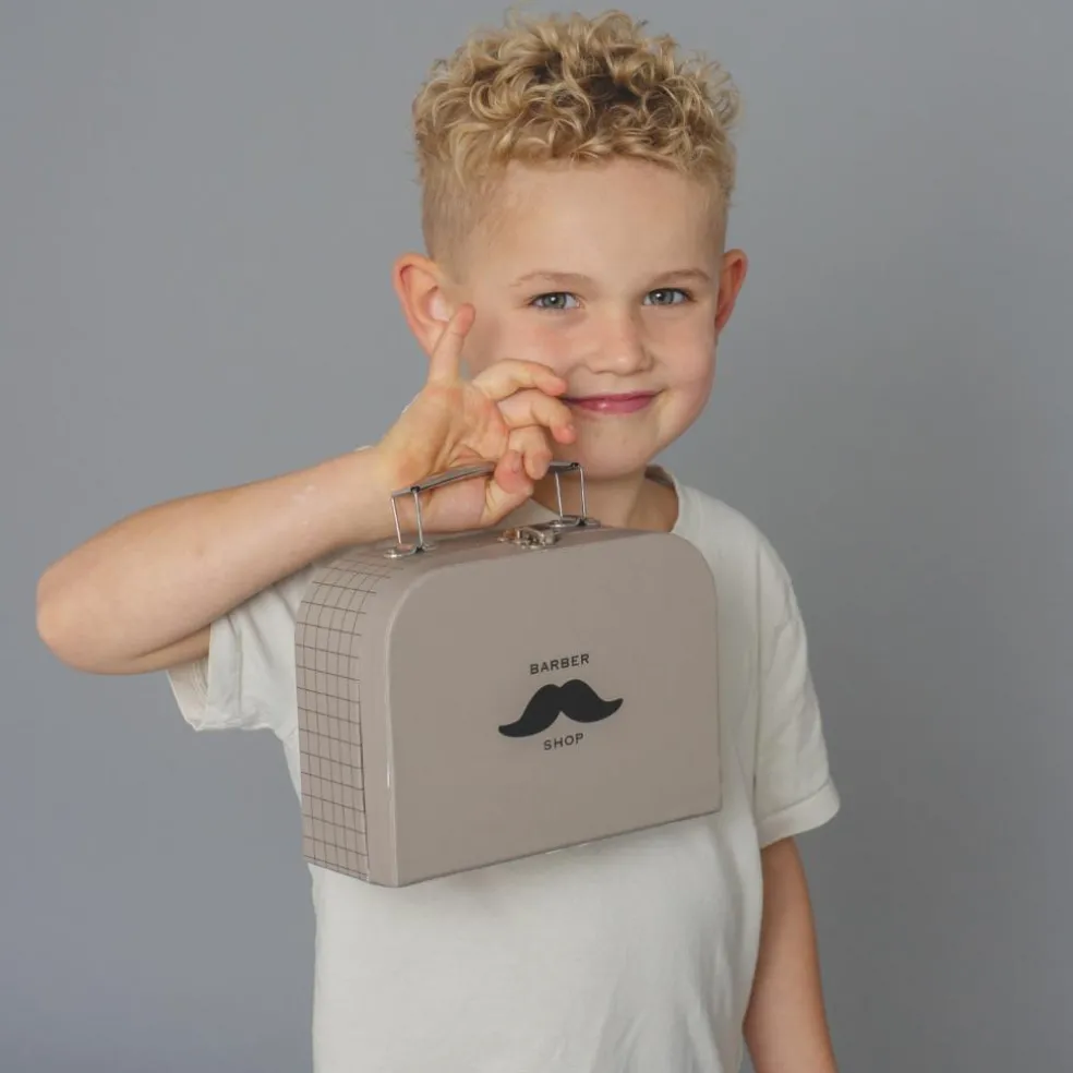 Valisette de barbier en bois