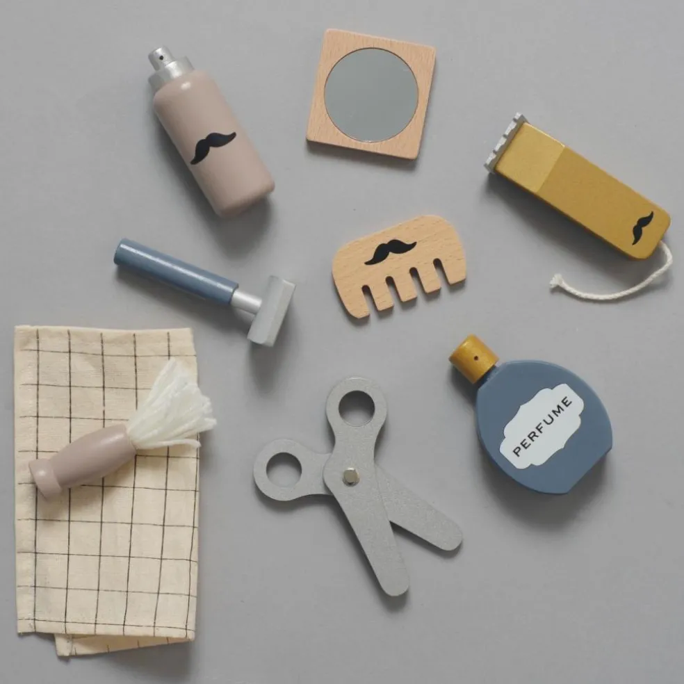 Valisette de barbier en bois