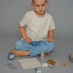 Valisette de barbier en bois