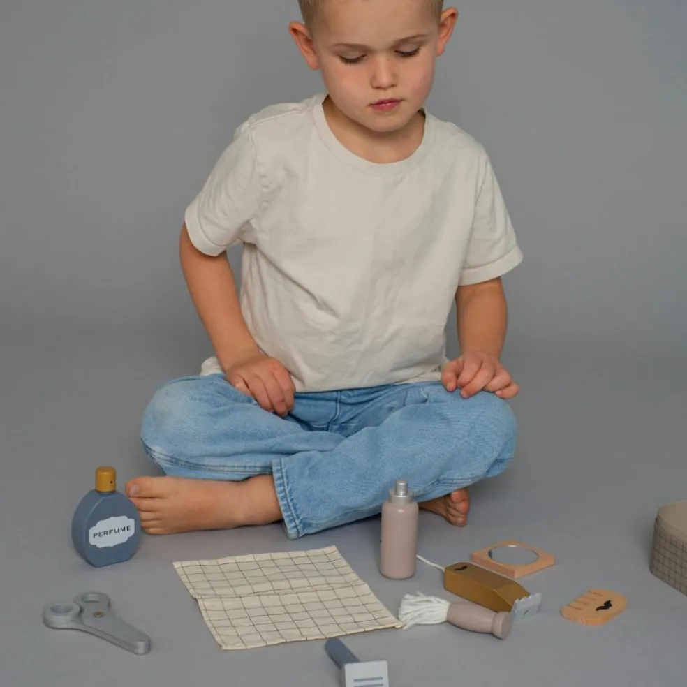 Valisette de barbier en bois