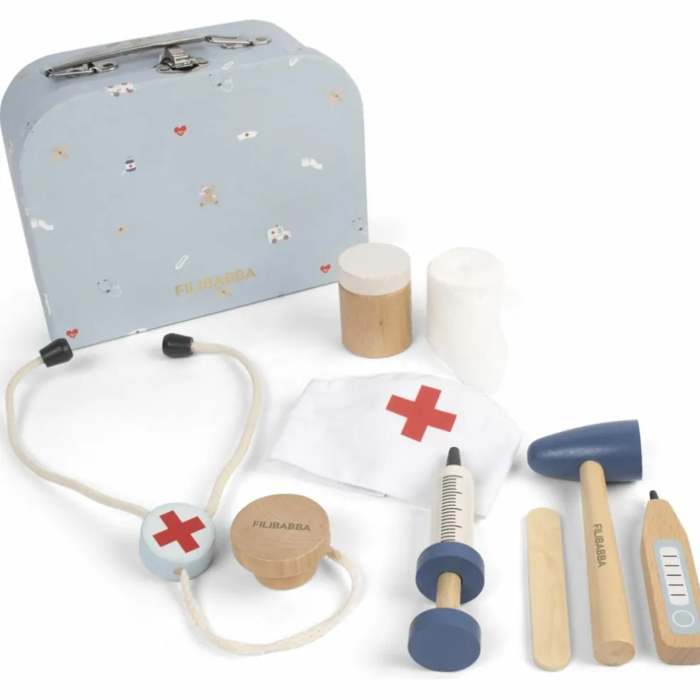 Valisette de jeu Jouets en bois Petit Docteur