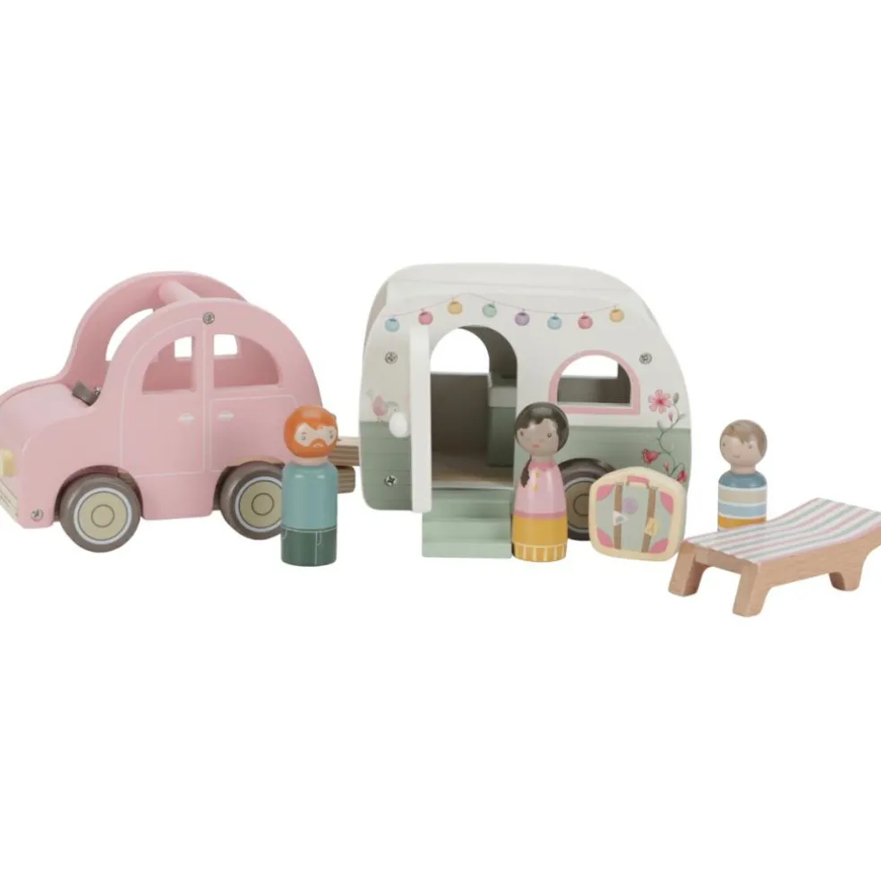 Voiture avec caravane