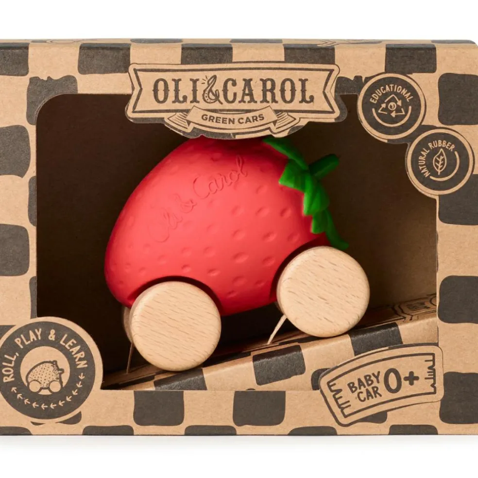Voiture et jouet de dentition Sweetie la fraise