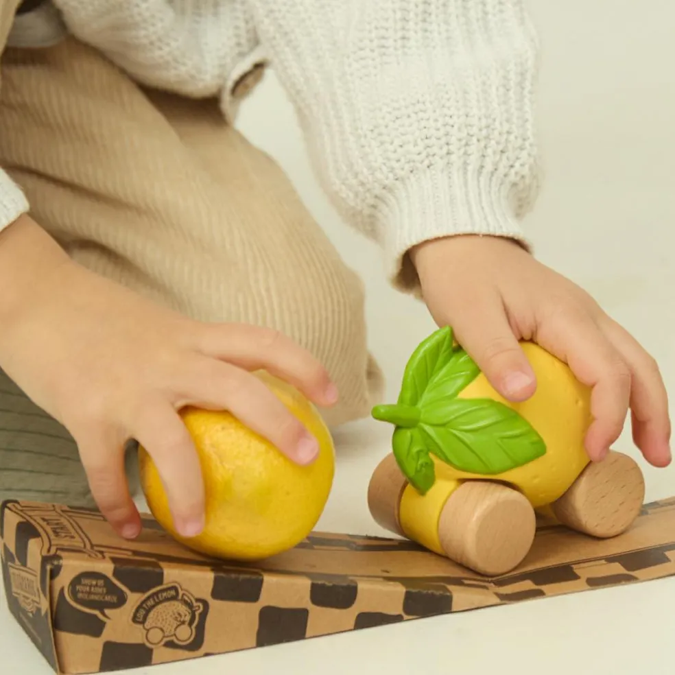 Voiture et jouet de dentition Lou citron
