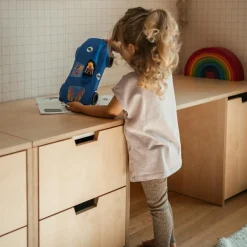 Voiture télécommandée bleue Kidycar