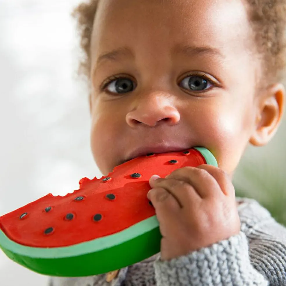 Wally la pastèque en latex d'hévéa